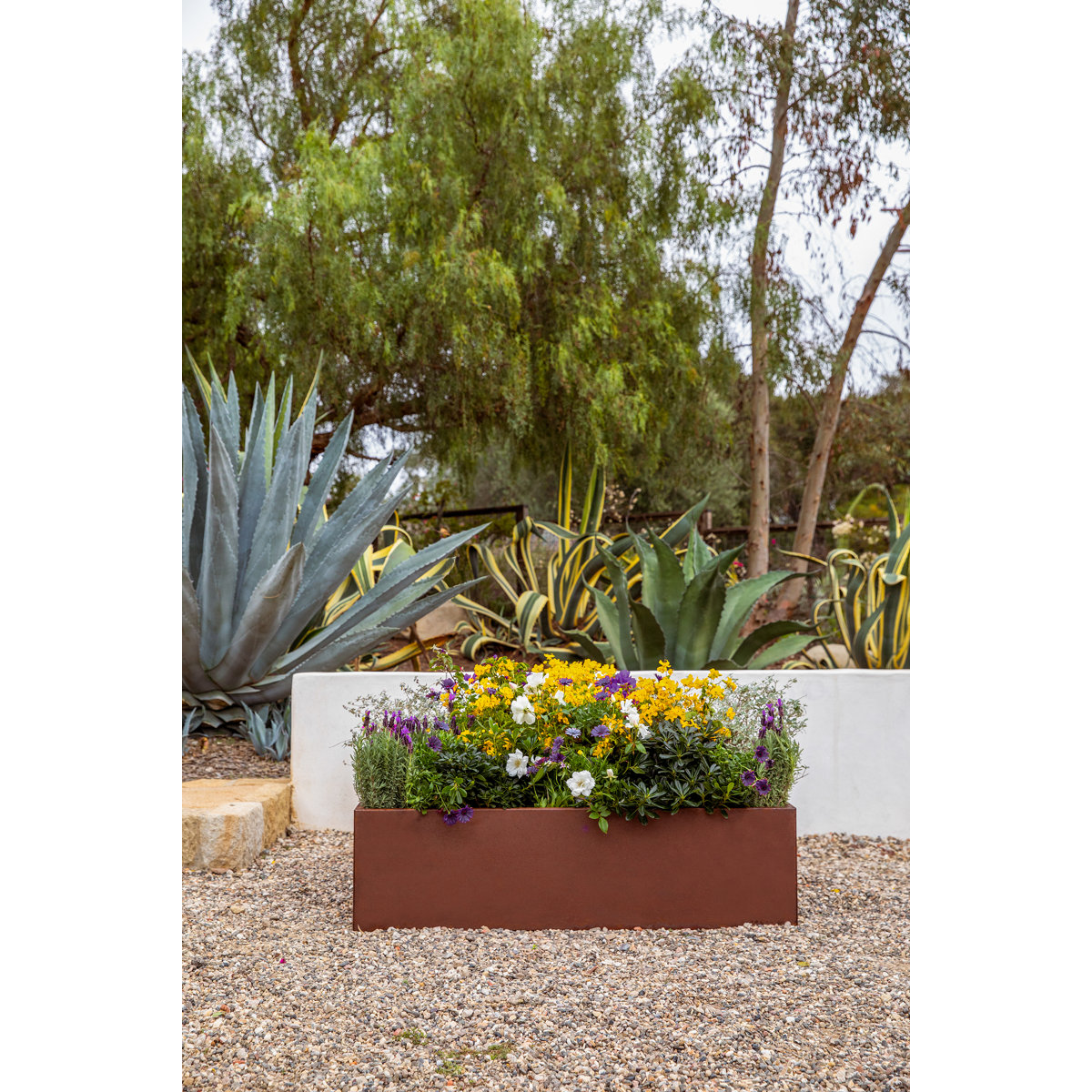 Corten Steel Series Garden Bed Planter